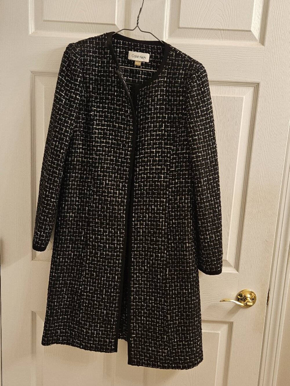 Calvin Klein Long Blazer, Size 6